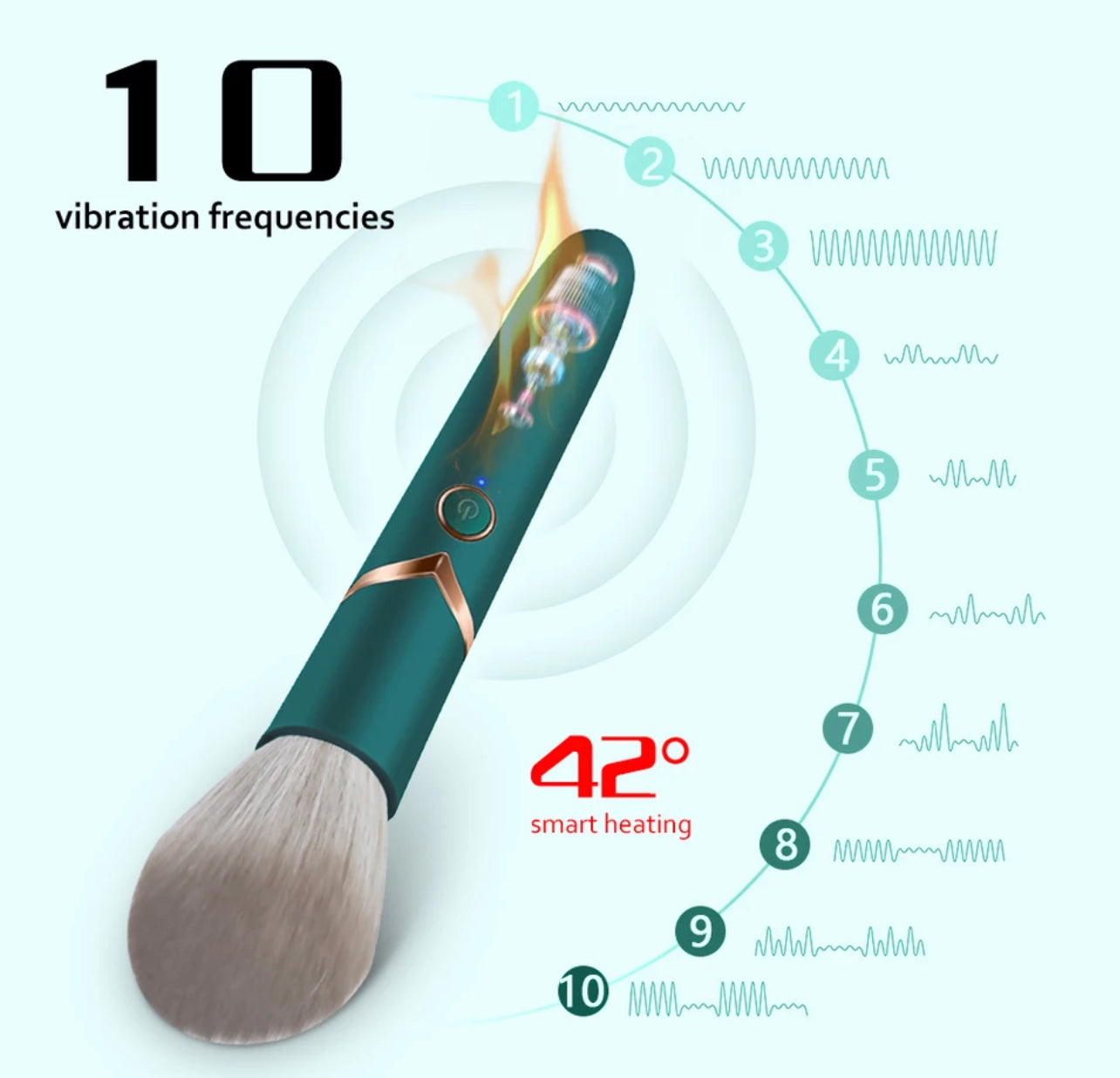 Makeup Brush Bullet Vibrator