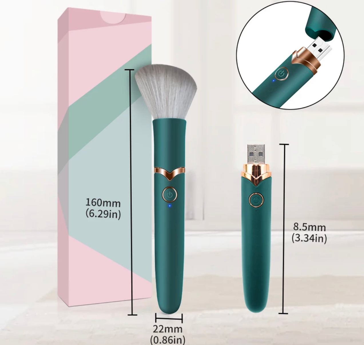 Makeup Brush Bullet Vibrator