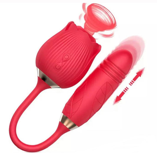 Rose Thrusting Vibrator